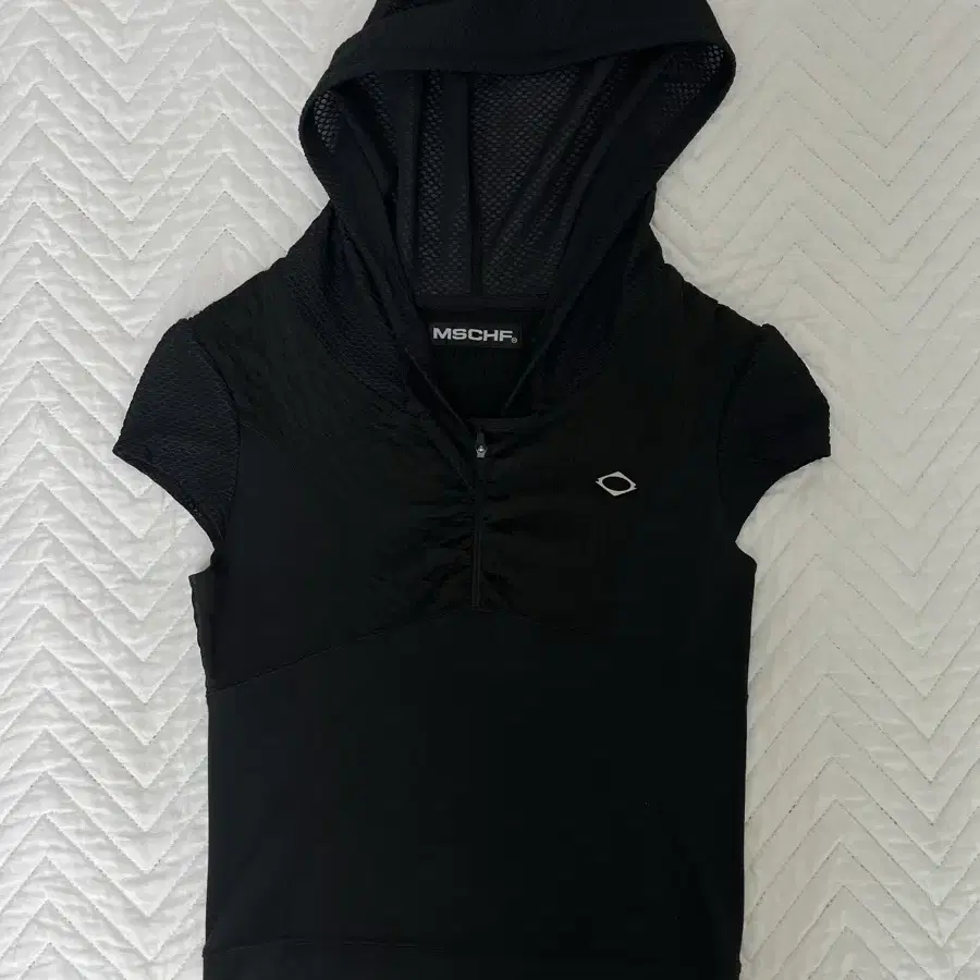 MISCHIEF | 미스치프 Mischief Hooded Track Zip-Up Black Multi