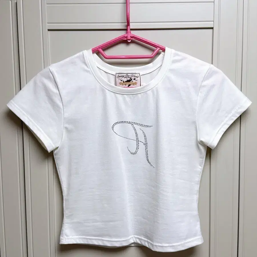 [ThreeTimes]★Jewel tee★ THREETIMES | 쓰리타임즈 Threetimes Jewel Tee White M New