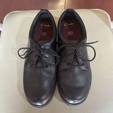 클락스 블랙 레이스업 슈즈 37W