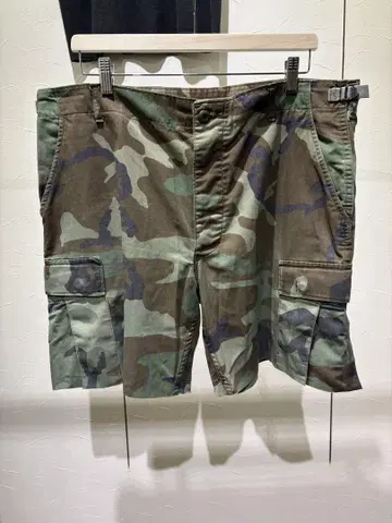 카모플라쥬 카고 숏 팬츠 4 포켓