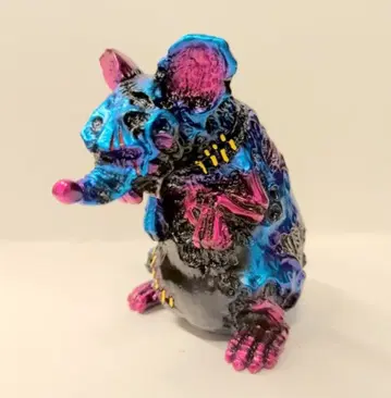 UNDEAD TOYS 좀비 쥐 도브라트 메타 블루/메타 보라색/노랑/블랙