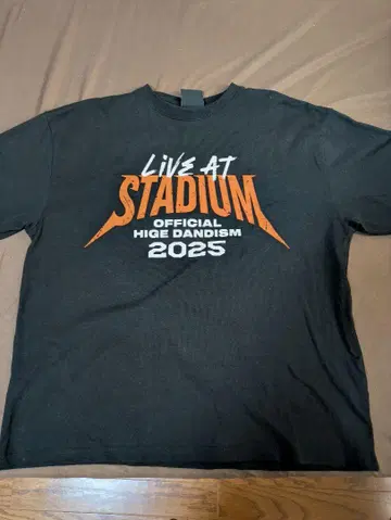 Official HIGE DANISM 2025 라이브 티셔츠 M