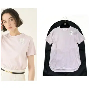 ANAYI 아나이 바이오 스무스 포인트 자수 풀오버 티셔츠 36