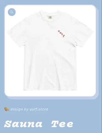 VULFPECK vulf Sauna Tee L 사이즈 화이트