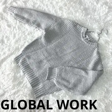 GLOBAL WORK 글로벌 워크(S) 긴팔 니트 스웨터 빅 루즈