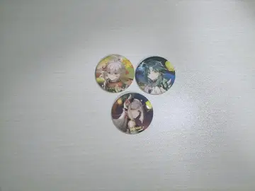 Genshin Impact 캔뱃지 3개 세트