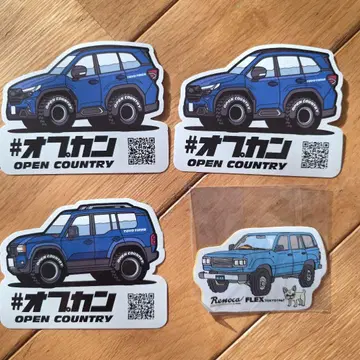 미사용 새상품 TOYO TIRES OPEN COUNTRY 옵칸 스티커