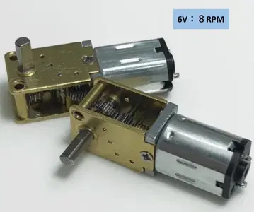 기어 모터 정격 6V 8RPM (3-6V 가능) 4대