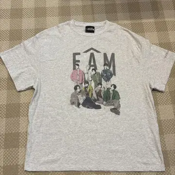 timelesz 라이브 티셔츠 [목 화이트] FAM 타임리스