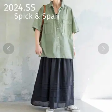2024.SS! Spick & Span (36) PE 보일 개더 스커트