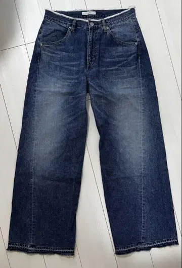 Jieda 24SS 중고 3D 바기 데님