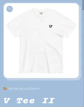 VULFPECK V Tee II 화이트 L 사이즈