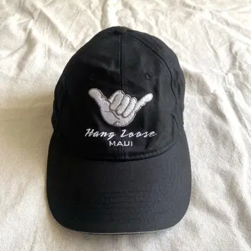 90s USA 마우이 섬 캡 자수 로고 구제 의류 빈티지