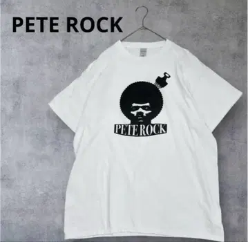 PETE ROCK 피트 락 티셔츠 오버 사이즈 아프로 힙합