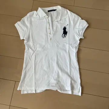 Ralph Lauren 화이트 폴로 셔츠 M 사이즈