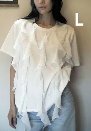 ZARA 자라 프릴 티셔츠 완판템