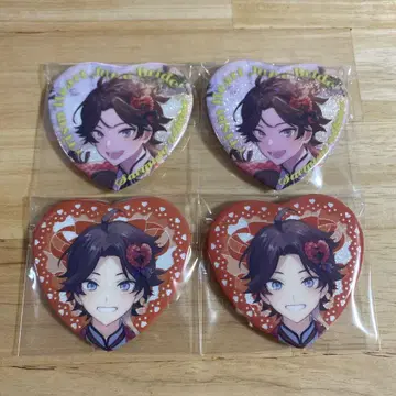 Prism Heart June Bride 캔뱃지 미에지 아키나 4개