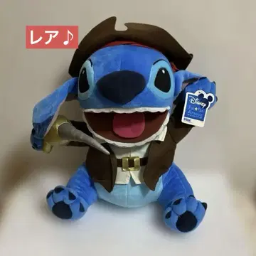 디즈니 스티치 해적 봉제 인형 약 30cm