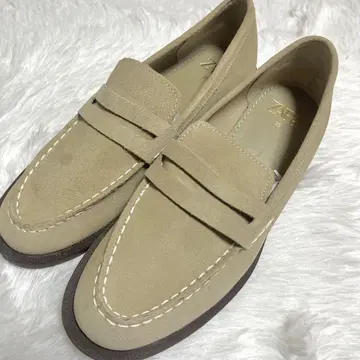 ZARA 로퍼 스웨이드 신발 여성 신발 36 사이즈 여성용