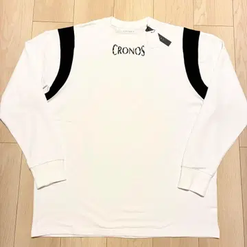 CRONOS 크로노스 긴팔 티셔츠 롱T 화이트 L 새상품