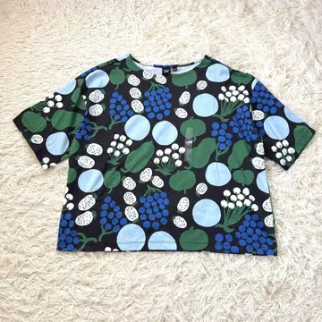 미사용 새상품 marimekko x 유니클로 일본 미발매 반팔 티셔츠