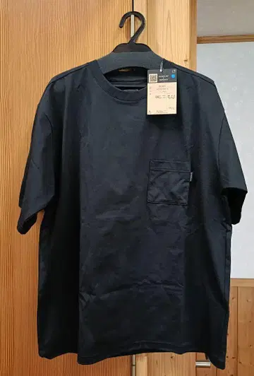S/S Airy Pocket Tee 블랙 S