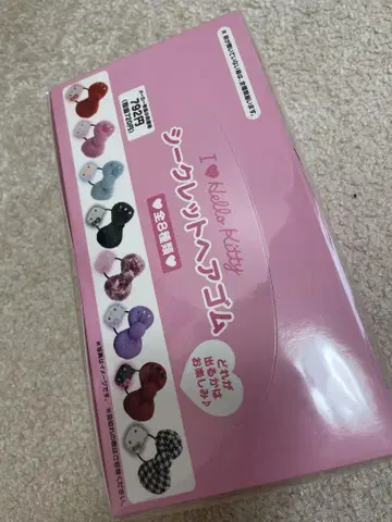 시크릿 헤어 밴드 키티 미사용 새상품 컴플리트 미개봉 헬로키티