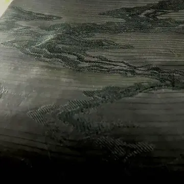 블랙 파도 무늬 나고야 오비