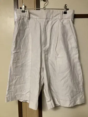 aton linen weather 베이직 숏 팬츠 화이트