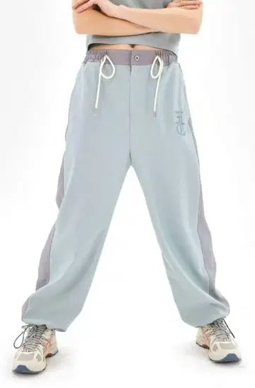 네스티팬시클럽 FLOWING TWO TONE PANTS