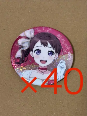 뱅드림 애니메이트 드림 페어 2025 캔뱃지 토야마 카스미 40개