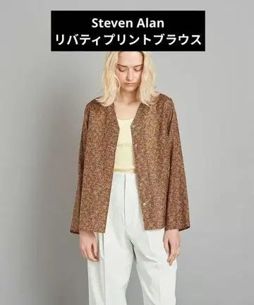 BEAUTY&YOUTH UNITED ARROWS 꽃무늬 블라우스