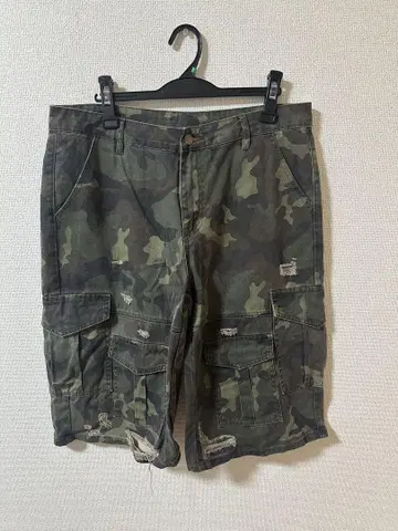 카모 패턴 카고 조츠