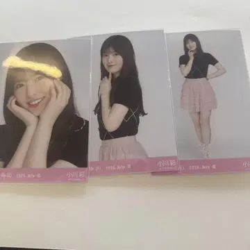 노기자카46 브로마이드 프릴 미니 스커트 3종 컴프 오가와 아야