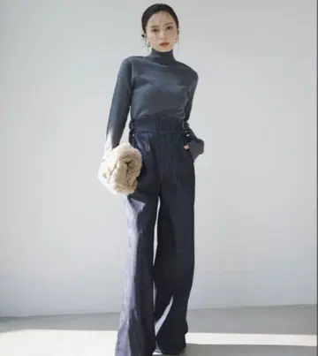 anuans 아누아스 하이웨스트 그루카 디테일 데님 S