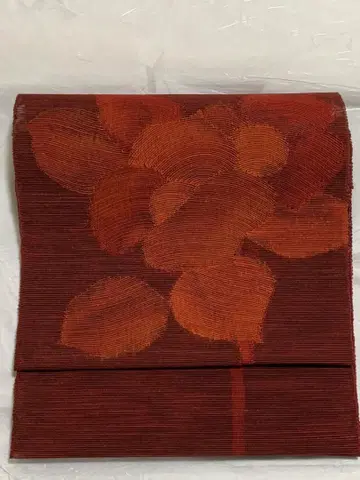 여름 오비 명주 터널 재단 석류색