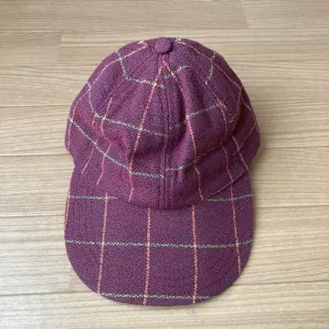 미국제 Goorin Bros 체크 무늬 캡 데드스탁