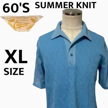 60'S 빈티지 썸머 니트 미국제 USA 그루빈 하이