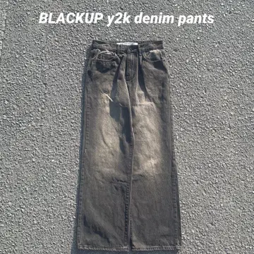 BLACKUP y2k denim pants