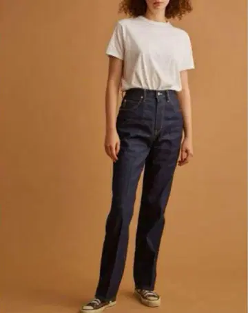 새상품급 아이비 존 ivy jeans 아이비 진 32 인디고 데님 팬츠