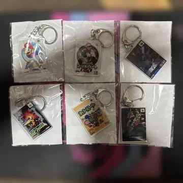 닌텐도 클럽 한정판 키링 6종 세트