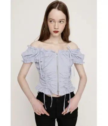 FRONTZIP 2WAY TOPS 프론트 지퍼 2웨이 상의