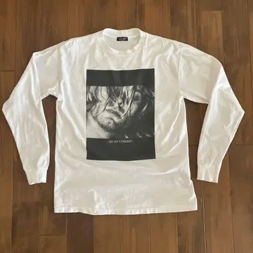 Kurt Cobain 긴팔 티셔츠 off the CUFF Nirvana