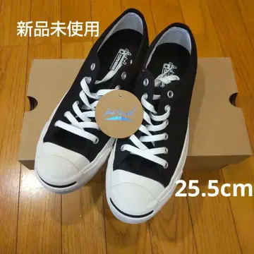 미사용 새상품 컨버스 잭 파셀 블랙 25.5cm