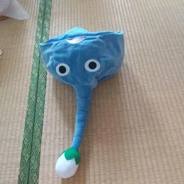 피크민 파랑 캐릭터 모자