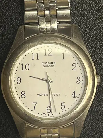 CASIO 쿼츠 시계 스테인리스 밴드