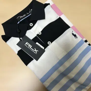 RLX Ralph Lauren 스트라이프 폴로 셔츠