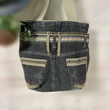데님 리메이크 숄더 토트 백 bag-0025