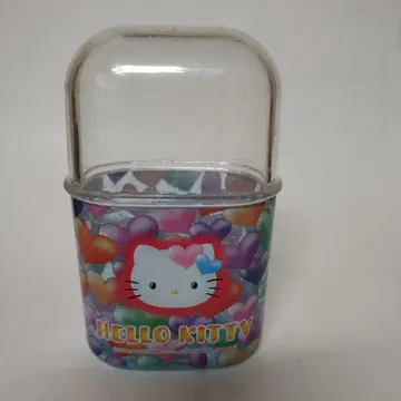 카오하나 키티 플라스틱 소품함 2002년 당시 제품 하트 키티