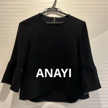 ANAYI 블랙 블라우스